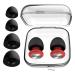Noise Canceling Earplugs | 25-28db Reusable Noise-Reducing Earplugs | Soft Black Silicone Ear Plug | Comfortable Quiet Ear Plugs | Round Reusable Hearing Protection for Travel Work Black Red 1 count (Pack of 1)