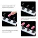 Justotry 2 Set Black Nagel Stand - Perfect Display for Press on Nails & Acrylic Nail Art | DIY Fake Nails Holder & Accessories - Buy Online on GoSupps.com