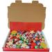 Christmas Milk Chocolate Assortment Sweet Gift Box Hamper Xmas Stocking Filler Christmas Treats Box - Santa Belt coin Santas Nutcracker Sprouts Stars 425g - Buy Online on GoSupps.com
