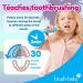 Brush Baby KidzSonic Electric Toothbrush for Kids 3+ Years - Gentle Vibration, Smart Timer, Disco Lights - Flamingo - Buy Online on GoSupps.com
