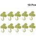 Operitacx 10pcs Socks Badge Sign Crocheted Shamrock Appliques Applique Patches Accessories Shoes and Hats - Buy Online on GoSupps.com