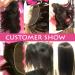 CHEEON 13x4 Transparent Lace Frontal Closure 14 Brazilian Straight Human Hair 150% Density - Natural Black Color - Buy Online on GoSupps.com