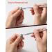 BEZOX Cuticle Pusher - Dual Ended Stainless Steel Nail Care Tool (1 Pack) - Easy to Use - Buy Online on GoSupps.com