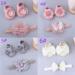 CAZSTYK Headband & Socks Set for 0-1Y Boy Girl Elastic Lace Headdress Toddler -Slip Floor Socks Baby Accessories S33 - Buy Online on GoSupps.com