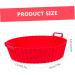 KICHOUSE Air Fryer Pan Silicone Baking Pans Fryer Basket with Handle Convenient Silicone Pot Potholder Fried - Buy Online on GoSupps.com