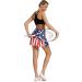 Ibeauti Women's USA Flag Tennis Skort with 3 Pockets - Medium - Buy Online on GoSupps.com
