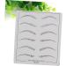 FOMIYES 6 Pcs Eyebrow Training Skin Eyebrow Practice Skin Eyebrow Microblading Skin - Buy Online on GoSupps.com
