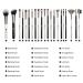 Ducare 31-Piece Panda Makeup Brush Set - Premium Synthetic Kabuki & Concealer Brushes with Leather Case | Perfect Gifts for Women - Buy Online on GoSupps.com