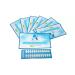 A+ Teeth Whitening Strips - Glamorous White - 6% HP Professional Strength - 30 Mins Express Effect + Bonus Shade Guide VeniCare (14 packs - 28 Strips)