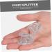 Clear Silicone Toe Separators for Men - 4 Pairs Hammer Spacer Valgus Adjuster Tool for Foot Splitters - Buy Online on GoSupps.com