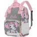 Personalized Pink Diaper Bag | Custom Waterproof Mummy Backpack | Nappy Bags for Travel & Daypack | Unique Gift for Moms & Girls - Buy Online on GoSupps.com