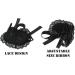 Soft Lace Eye Mask Set - Comfortable Sleep & Travel Accessory for Shading Eyes, Home & Meditation - Adjustable Fit (Black 2pcs) - Buy Online on GoSupps.com