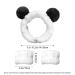 Panda Spa Headband and Wristband Set - Soft Coral Fleece with Bear Ears | Ideal for Face Washing and Spa Experience - Women and Girls - Buy Online on GoSupps.com