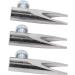 Metal Eyebrow Pencil Sharpener Lightweight Aluminum Alloy U-Shaped Effective Eyebrow Sharpening Tool for Home (Silver) - Buy Online on GoSupps.com