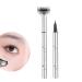DREF 2024 Eyeliner Stick Gel and Eyelashes 2 in 1 Eyeliner Waterproof Quick Dry Smudge Resistant Durable Enlarge Eyes Easy to Use Brown