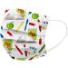 50PC Kids Disposable Face Shield with Cute Printed 3 Ply Elastic Earloop Breathable Anti-Dust Full Face Cover Protection H One Size - Buy Online on GoSupps.com