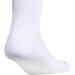 adidas Originals Men's 3.0 Mid-Crew Socks 3-Pack - White/Black - Large - Buy Online on GoSupps.com