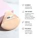 AOA Studio Velvet Puffs Makeup Sponge Set - 6 Velour Blenders for Loose Powder & Foundation - Beauty Tools (Black/Peach) - International Shipping Available - Buy Online on GoSupps.com