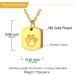 U7 Women's Cremation Urn Necklace - Celtic Knot Dog Feet & Wings Design - Gold Stainless Steel Cylinder Pendant for Ashes - Buy Online on GoSupps.com