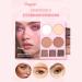 Palette de maquillage au format livre 7 couleurs pour le contouring format livre avec 24 couleurs de fards paupi res paillet es pour rendez-vous f te quotidien sc ne photographie - Buy Online on GoSupps.com