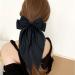 Cinaci 4 Pieces Large Big Oversized Satin Hair Bows with Long Tail French Barrettes Hair Clips Accessories for Women Girls Teens White Ivory Khaki Black - Buy Online on GoSupps.com