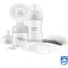 Philips Avent Manual Breast Pump Gift Set - Single Breast Pump 260ml and 125ml Baby Bottles BPA Free 4 Disposable Breast Pads (Model SCD430/60) Model 2 (SCD430/60) - Buy Online on GoSupps.com