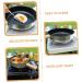 BCOATH Camping Portable Pan Egg Pan Flat Skillet Camping Cookware Griddle Pan Stainless Steel Cookware Pans Portable Camping Pan Mini Egg Cooker Multi-Function Pan Non Stick Wok Wood - Buy Online on GoSupps.com