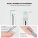 Pre-Treatment Cuticle Pusher for Russian Manicure - Dual Ended Cuticle Remover & Nail Prep Tool with 100/180 Grit Sandpaper - Perfect for Manicure & Pedicure - Buy Online on GoSupps.com