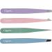 Professional 4-Piece Tweezers Set | Stainless Steel Precision Tips for Eyebrows | Unisex Cosmetic Tool | Cliganic Guarantee | Multi-Colored - Buy Online on GoSupps.com