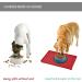 Reopet Waterproof Silicone Pet Feed Mat - Elevated Edges for Dogs & Cats | 60x40 cm Red - International Shipping Available - Buy Online on GoSupps.com