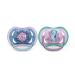 Philips Avent Ultra Air Schnuller-2 Pack BPA-free breathable pacifier for babies from 6-18 months including transport and sterilization box seahorse/ballfish (model SCF085/61) Sea horses/ballfish 2 Pack