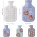 Bncxdc Mini Bear Hot Water Bottle with Removable Cloth Cover - Gray 350ml - Buy Online on GoSupps.com