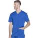 Dickies Dynamix Men Scrubs Top - V-Neck DK640 - Small Royal - Buy Online on GoSupps.com