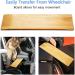 Wooden Slide Transfer Board with Handles - 500 lb Capacity for Seniors and Handicap Transfers - 30 x 8 x 0.7 - Buy Online on GoSupps.com