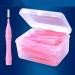 40pcs Interdental Brush Set - I Shape Handheld Oral Hygiene Tool - Travel Pink 0.7mm - Perfect for International Shipping - Buy Online on GoSupps.com