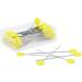 Dritz 3010 Flat Flower Pins 2-Inch Yellow - 50 Count | Perfect for Sewing & Crafting - Buy Online on GoSupps.com