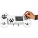 Emotiset Wooden Dog & Pet Accessories Coat Rack - Customizable with Chalkboard in Vintage White | International Shipping Available - Buy Online on GoSupps.com