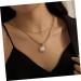 KESYOO Clavicle Chain A Necklace Fashion Necklaces for Women Trendy Collarbone Chain Necklace Miss Metal - Buy Online on GoSupps.com