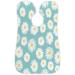 Daisies Flower Painting Beard Bib Apron - Non-Stick Waterproof Hair Catcher for Men | Perfect Grooming Gift with Suction Cups - Buy Online on GoSupps.com