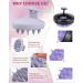 Vancone Scalp Massage Brush | Premium Shampoo & Head Massage Brush for Hair Growth & Dandruff Relief | Wet & Dry Use | Light Purple - Buy Online on GoSupps.com