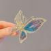 Butterfly Women Fashion Rhinestone Metal Hair Claw Sparkly Hold Barrettes Non-Slip Strong Hair Accessories - Buy Online on GoSupps.com