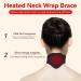 Heated Neck Support Brace Tourmaline Self Heating Neck Wrap Magnetic Therapy Neck Strap Pain Relief for Neck Arthritis Migraine Headaches Neck Pain Stiffness - Buy Online on GoSupps.com
