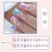 Qtynudy 1Set Colourful French Gradient Nails Wearable Press on Nails Full Cover Nail Tips - Buy Online on GoSupps.com