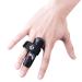Kuangmi Finger Sleeve Support Protector and Injuries in Sports 1 Piece (Black XXL) Black XXL