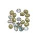 dijiusidy Nail Rhinestones Manicure Decorations Multiple-Shape Multi-color Glass DIY Decor Stickers Eye-catching Beauty Tools 8 * 10mmOval 8*10mmoval