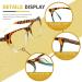4 Pack Women's Blue Light Blocking Reading Glasses - Fashion Butterfly Frame Anti-Glare +2.5 Strength Spring Hinges - Buy Online on GoSupps.com