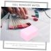 DRESSOOS 3 Nail Remover Cotton Nail Cleansing Pad Nail Wipes Nail Remover Tool Clean Wipes Eyelash Glue Cleaner Eyelash Glue Wipes Natural Cotton Fiber Pink Makeup Remover Wipes Manicure - Buy Online on GoSupps.com
