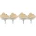 Cloud Motif Furniture Handles for Children's Room - Set of 4 Untreated Oak Wood Drawer Knobs - Perfect Gift Idea - Buy Online on GoSupps.com