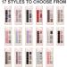 Ruarby Semi Cured Gels Nails Stickers Nails Polish Strips Korean Style Gels Nails Strips Nails Art Decortions for Party Style1 - Buy Online on GoSupps.com