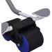 Abdominal Roller Exercise Wheel Sponge Handle Metal Self Retracting Abdomen Roller for Fitness Blue - Buy Online on GoSupps.com